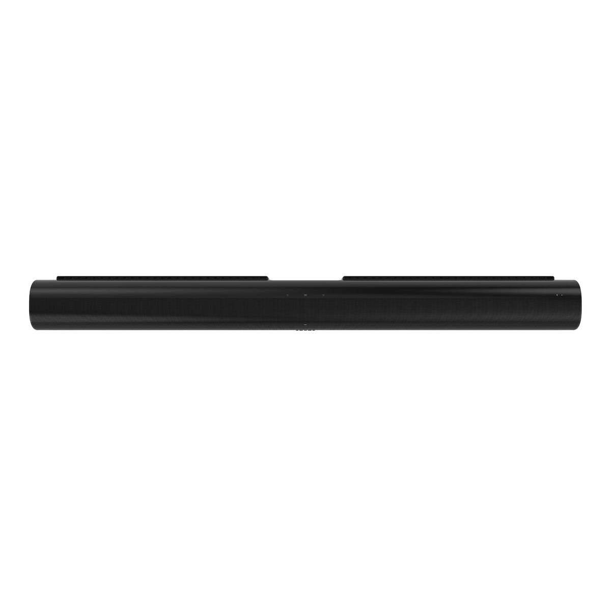 Sonos Arc Gen 1 black top-angle view, slim under-TV fit.