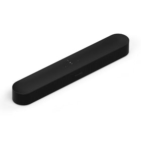 Sonos Beam Gen 2 with Dolby Atmos delivers immersive sound for TV and movies.