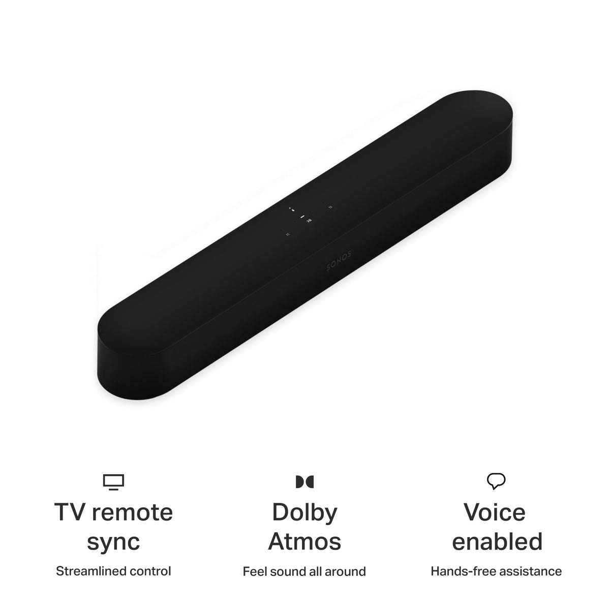 Stream music, radio, and podcasts when the TV is off with Beam Gen 2.
