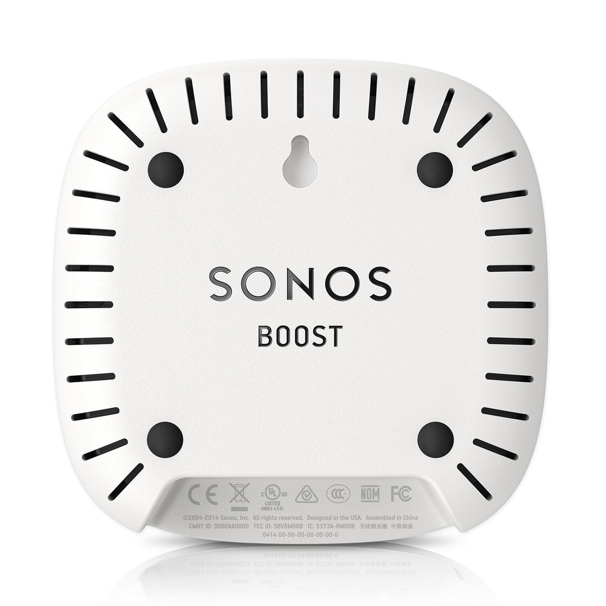 Sonos BoostUS1 wired-network-connection to router image.