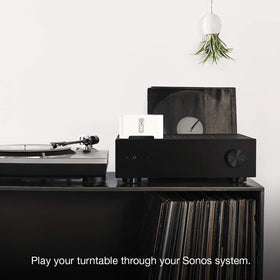 Sonos Connect compact design fits discreetly in any setup.