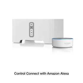 Sonos Connect demonstrates synchronized playback across multiple rooms.