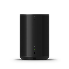 Sonos Era 100 in-room setup on a bookshelf for balanced listening