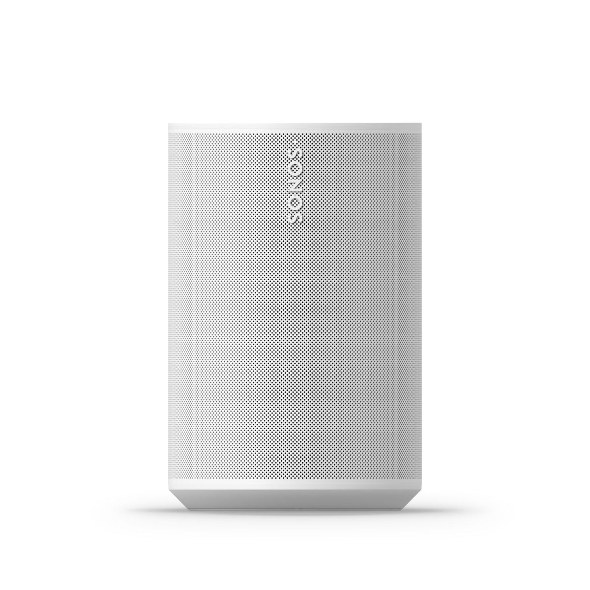 Sonos Era 100 White side view, compact size for bookshelf or desk