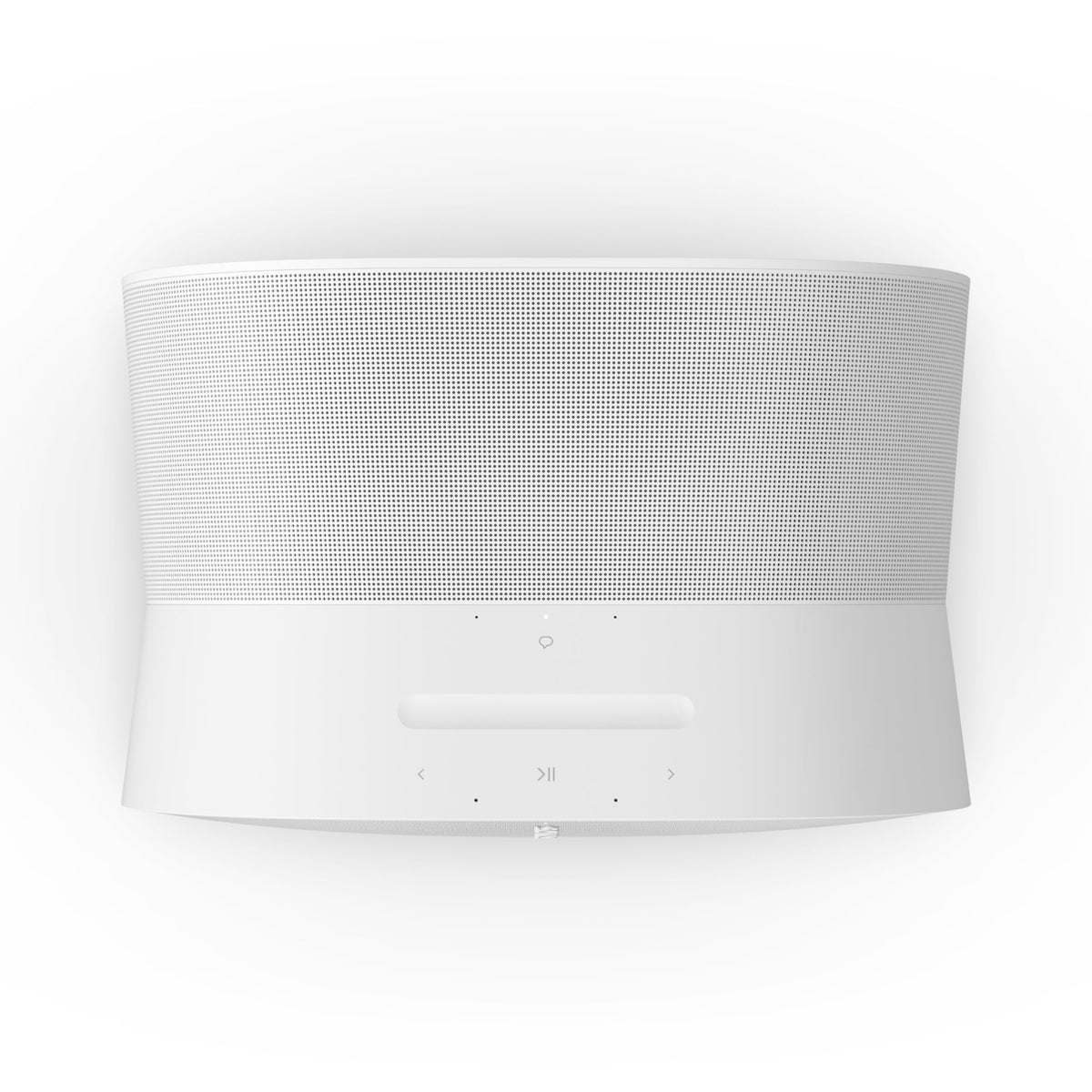 Sonos Era 300 white top view showing sleek surface and controls
