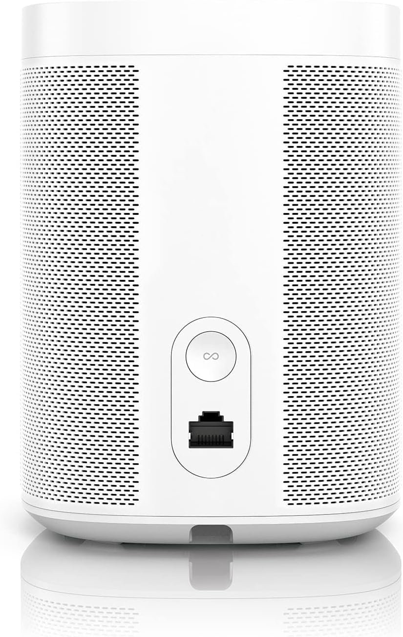 Sonos One SL in living room setup demonstrates seamless multi-room audio.