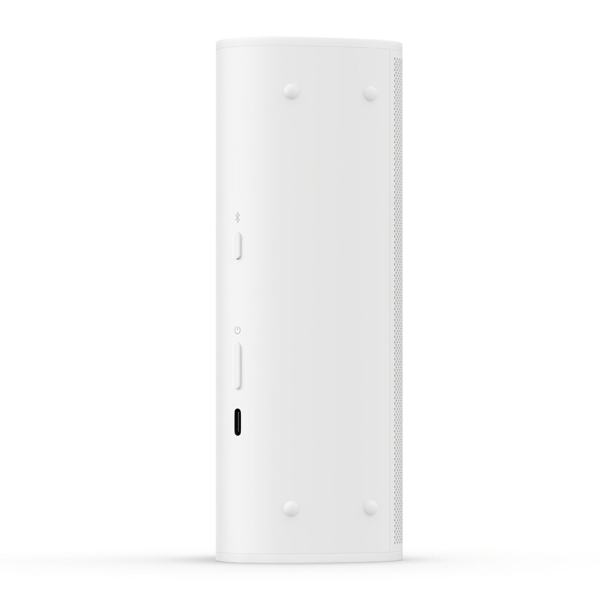 Roam 2 white in outdoor setting emphasizing rugged, weather-ready build
