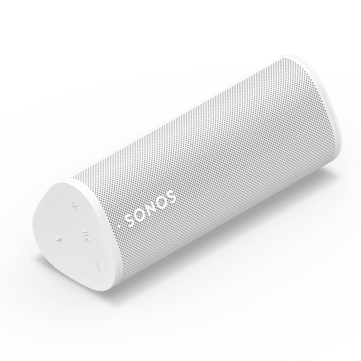 Roam 2 white beside a phone ready to pair for on-the-go listening