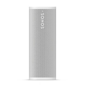 Sonos Roam 2 white side view highlighting compact shape for travel