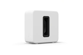 Sonos Sub 4 with dual drivers delivering immersive bass for movies and music