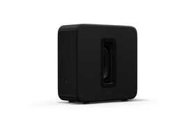 Sonos Sub 4 with dual force-canceling woofers delivers deep bass for movies and music.
