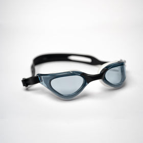 SONR lifestyle scene with swimmer training, coral bundle enhancing focused workouts
