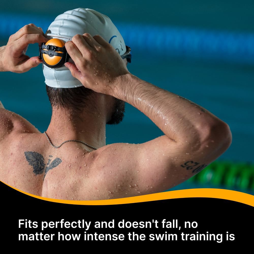 SONR Music comfort-fit design stays secure during laps and drills