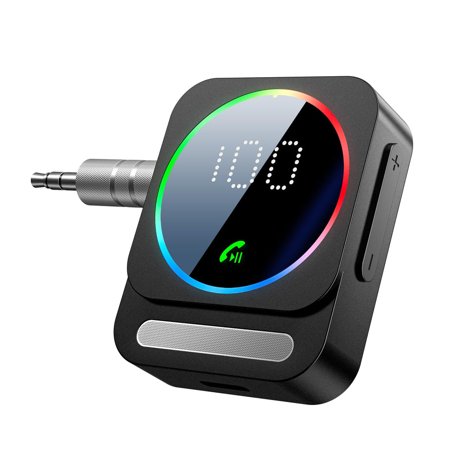 SONRU Bluetooth 5.3 receiver enables stable car audio streaming and low-latency listening.