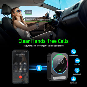 SONRU car stereo setup delivers crisp wireless audio to your dashboard speakers.