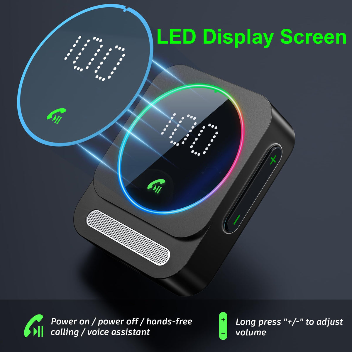 SONRU dual AUX outputs let you connect two devices for flexible listening.
