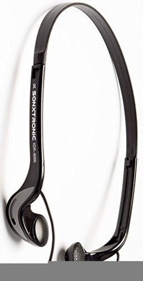 SONXTRONIC XDR-8000 vertical earband headphones for secure runs and breathable comfort.