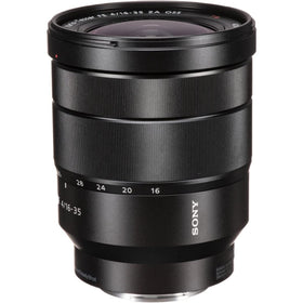Sony 16-35mm front element coating visual for reduced flare in bright scenes