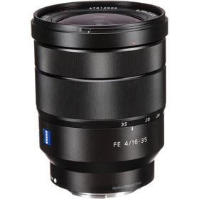 Sony 16-35mm zoom-ring closeup for smooth framing control