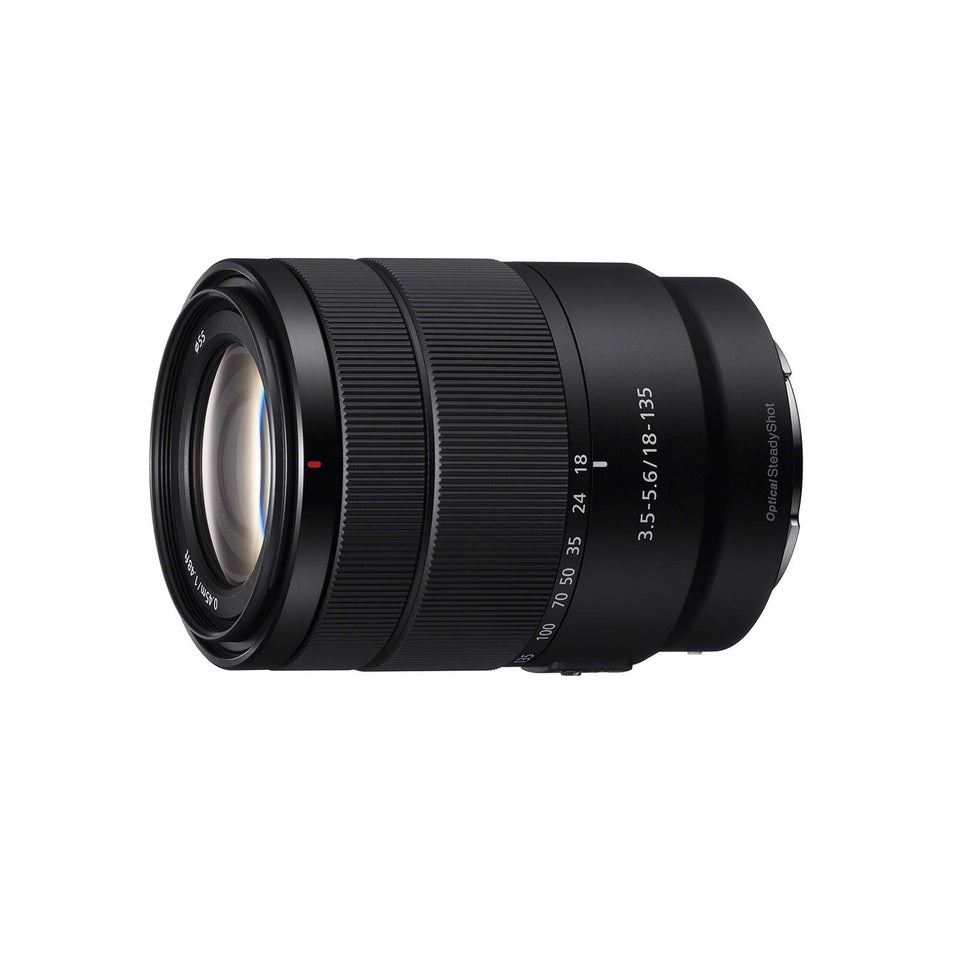Sony 18-135mm lens showing versatile zoom for travel and everyday photography with OSS