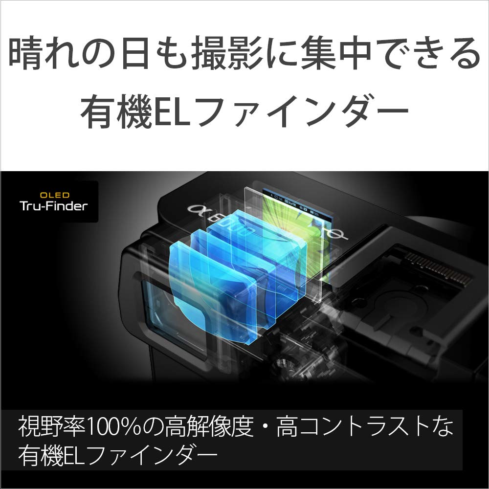 Sony Alpha a6000 hybrid AF with 179-point and 25-point detection for fast focus