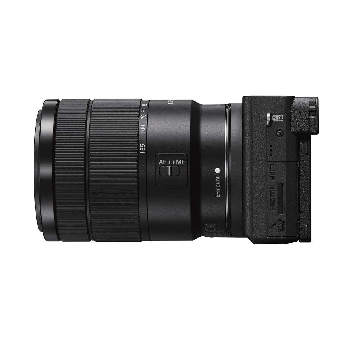 Sony a6400 in-box accessories include battery and cables for quick setup.