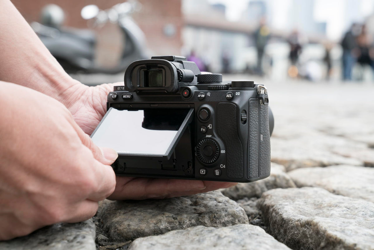 Sony a7 III rear 3-inch LCD aids framing and menu navigation
