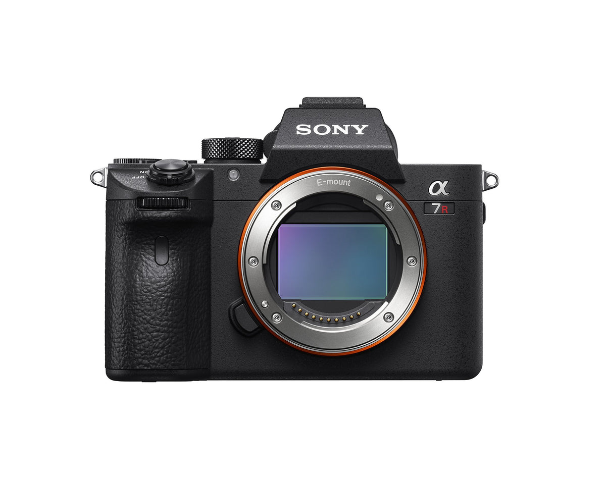 Sony A7R III 42.4MP back-illuminated sensor for sharp, detailed images.