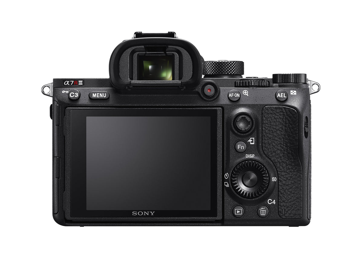 Sony A7R III hybrid AF with 399 phase-detect points for reliable tracking.