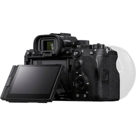 Sony A7 V spare NP-FZ100 battery with external charger extends sessions.