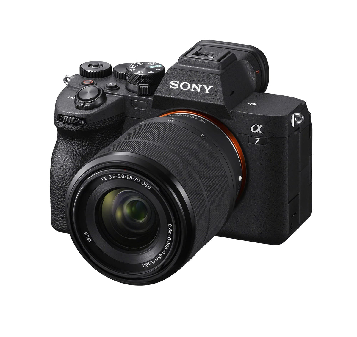 Sony Alpha 7 IV back view showing the tilting screen for vlogging and shoots