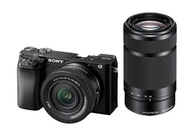 Sony Alpha a6100 front view for compact daily photography.