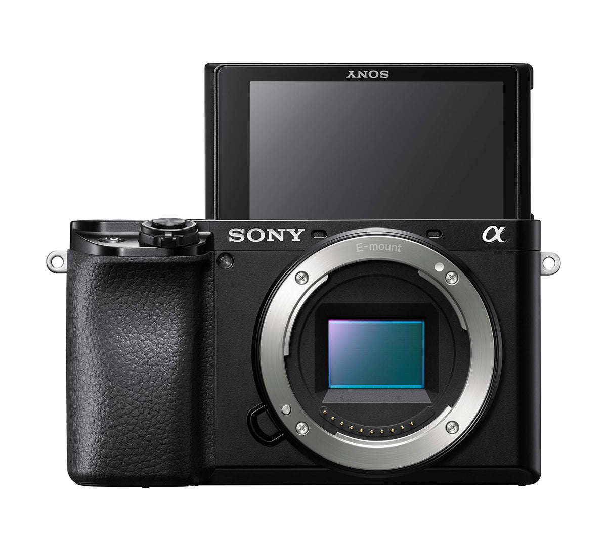 Sony Alpha a6100 with 16-50mm kit lens for versatile travel shots.