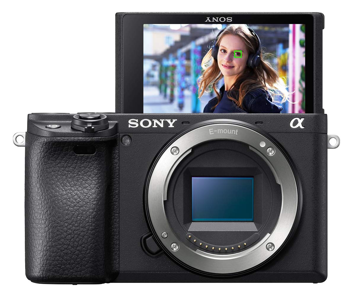 Sony Alpha a6400 with 425 detection points covering 84% of the sensor for broad focus.