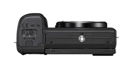 Sony Alpha a6400 tiltable LCD for easy vlogging and self-shots.