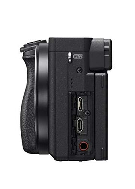 Sony Alpha a6400 tiltable LCD for flexible framing and vlogging.