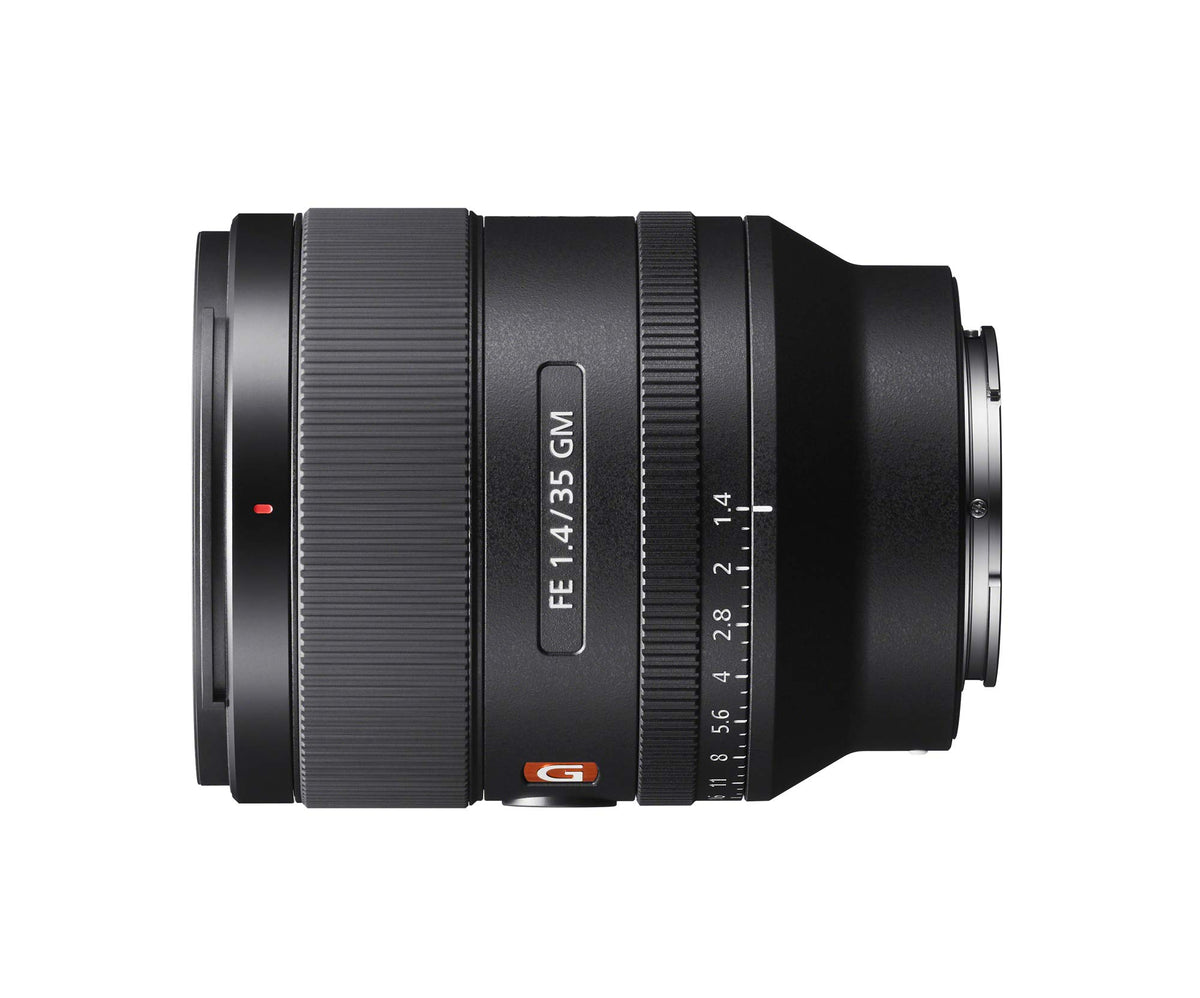 Sony Alpha FE 35mm F1.4 GM lens bokeh close-up rendering for subject separation.
