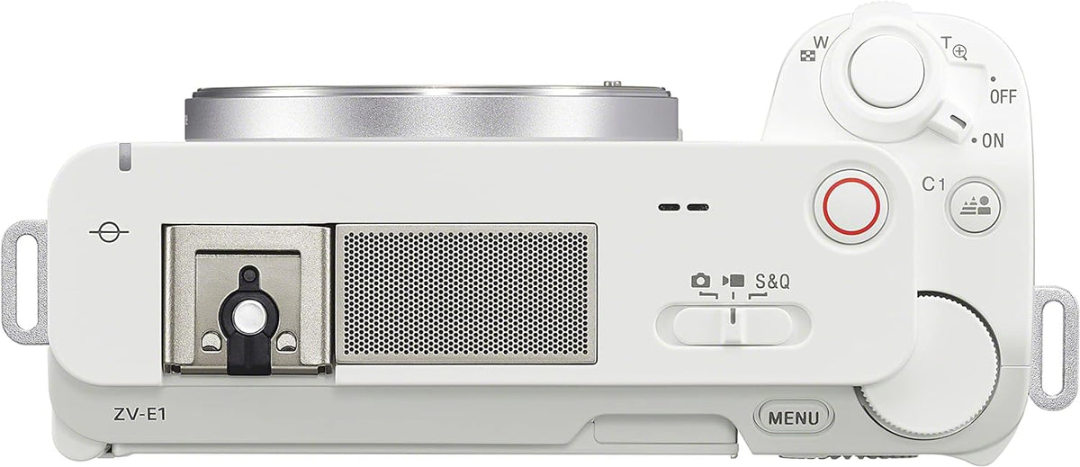 Sony Alpha ZV-E1 5-axis IBIS stabilizes handheld footage.