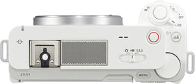 Sony Alpha ZV-E1 5-axis IBIS stabilizes handheld footage.