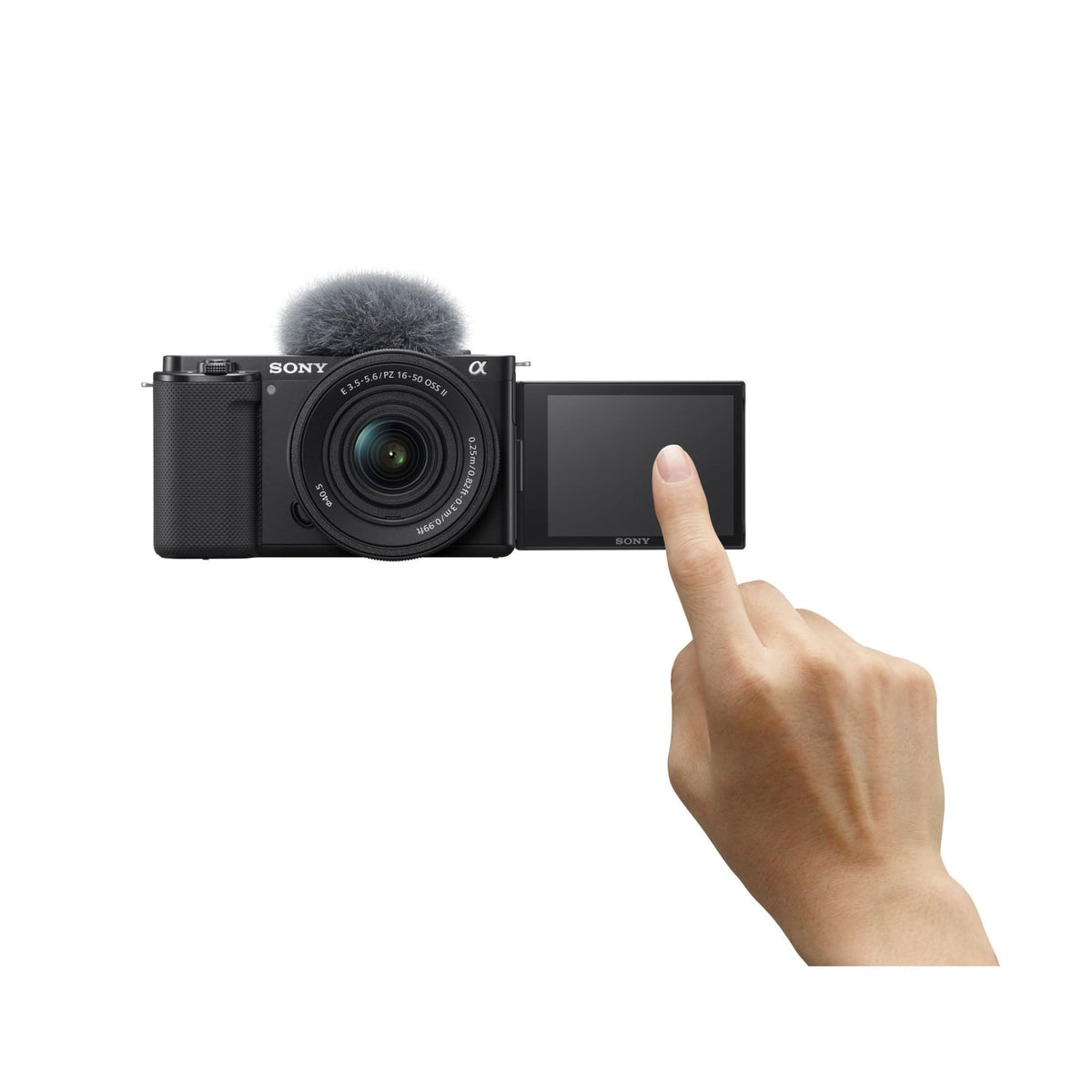Sony ZV-E10 Background Defocus button creates cinematic separation
