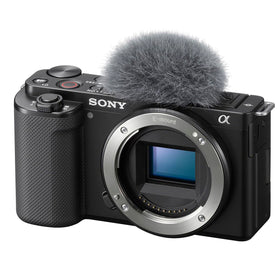 Sony Alpha ZV-E10 handheld vlog setup for on-the-go content creation.