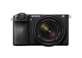 Sony Alpha 6700 front-angle view highlighting compact, portable design for on-the-go shoots.