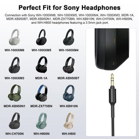 Close-up of Sony cable 24K gold-plated plug highlighting corrosion resistance and clear audio