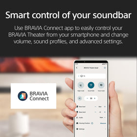 Sony BRAVIA Sub 8 in-room setup demonstrating dual-orientation placement