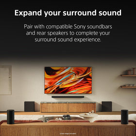 Sony BRAVIA Sub 8 side view showing compact, flexible placement