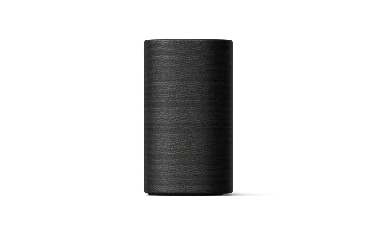 Sony BRAVIA Theater 8 rear speakers demonstrate 360 Spatial Sound Mapping for immersive ambience.