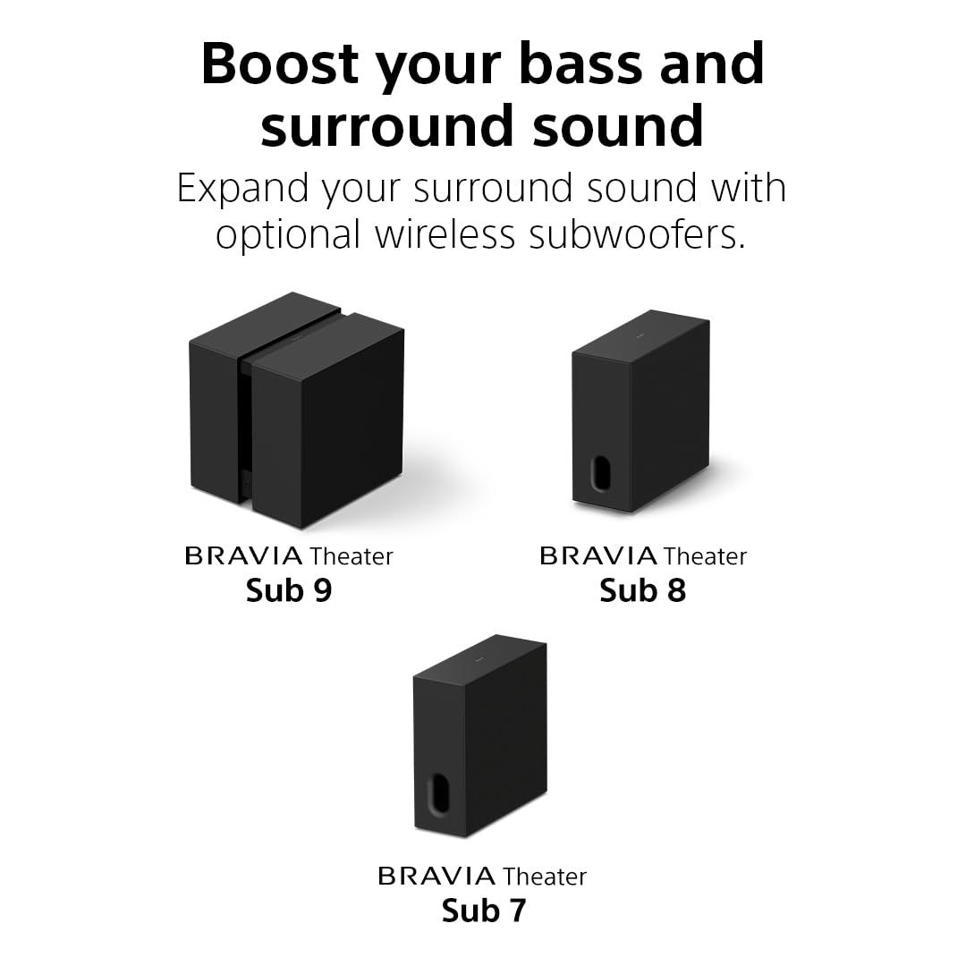 Sony BRAVIA Theater Quad stands or wall mounts for flexible installation