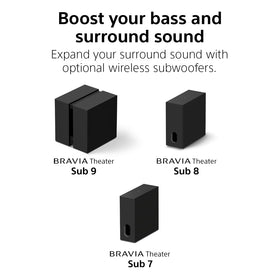Sony BRAVIA Theater Quad stands or wall mounts for flexible installation