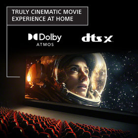 Sony BRAVIA Theater System 6 center channel provides crisp dialogue clarity.