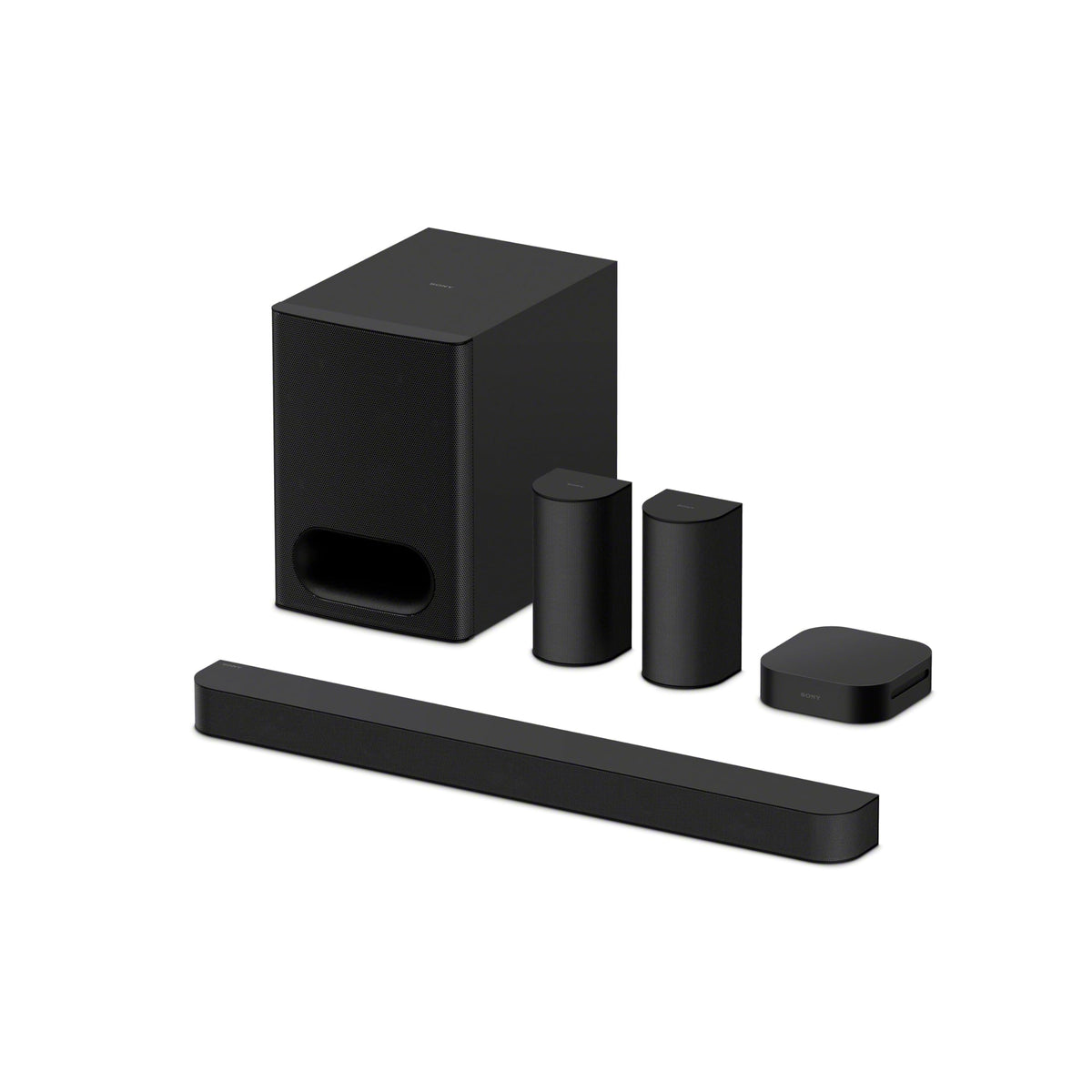 Sony BRAVIA Theater System 6 front left speaker delivering immersive front-channel sound.